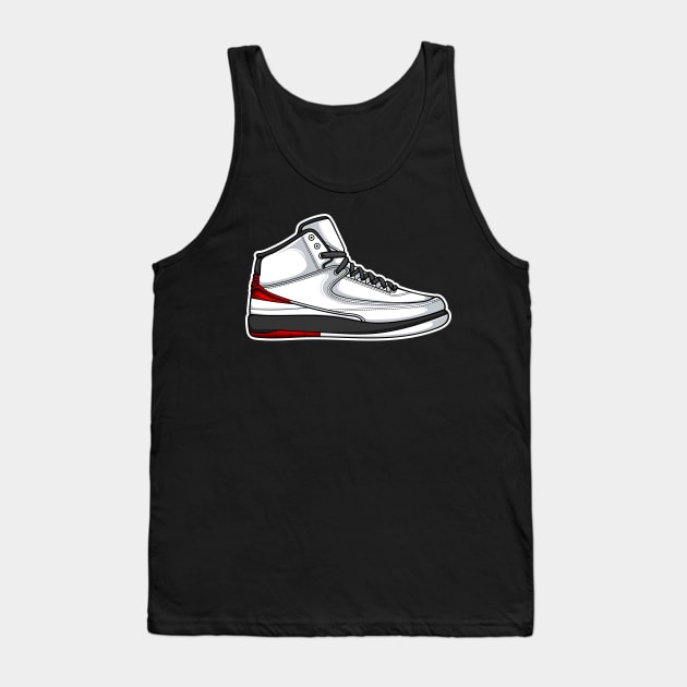 AJ 2 Retro Sneaker Tank Top by milatees